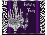 Purple Zebra Birthday Decorations Chandelier Purple Zebra Birthday Party 13 Cm X 13 Cm