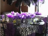 Purple Zebra Birthday Decorations events A to Z Z is for Zebra themed Parties Sweet City