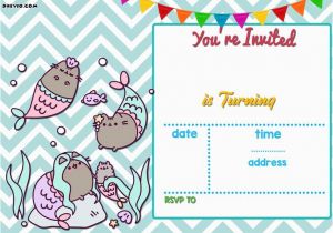 Pusheen Birthday Invitations 2703 Best Free Printable Birthday Invitation Images On