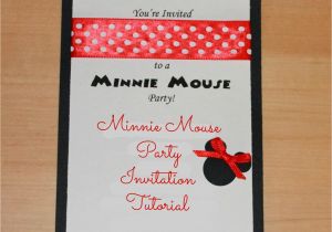 Quick Birthday Invitations Add A Pinch Of Sparkle Quick and Easy Minnie Mouse Party