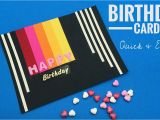 Quick Birthday Invitations Birthday Card Quick Easy Diy Tutorial by Paper Folds