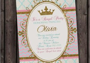 Quick Birthday Invitations Quick Ship Customized Princess Invitation Princess Party