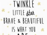 Quotes About Birthday Girl Nursery Star and Moon Digital Print Twinkle Twinkle
