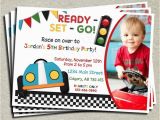 Race Car Birthday Invitations with Photo 20 Best Images About Party Vintage Car Truck On