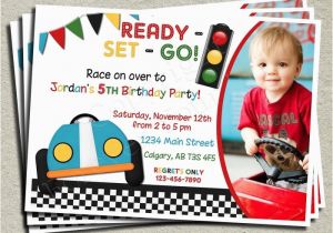 Race Car Birthday Invitations with Photo 20 Best Images About Party Vintage Car Truck On