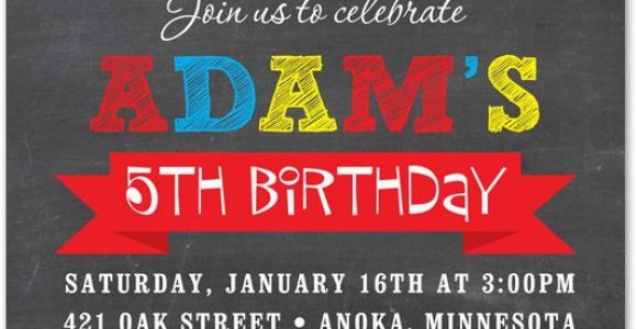 Race Car Birthday Invites Boy Birthday Invitations Red Race Car Chalkboard Birthday