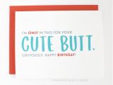 Racy Birthday Cards Funny Birthday Card Sexy Birthday Card I 39 M Only In