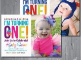 Rainbow 1st Birthday Invitations Rainbow Birthday Invitation First Birthday by Abbyreesedesign