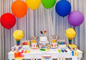 Rainbow Birthday Decoration Ideas Kara 39 S Party Ideas Rainbow Party Planning Ideas Supplies