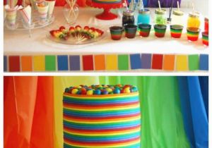 Rainbow Birthday Decoration Ideas Rainbow Birthday Party