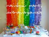 Rainbow Birthday Decoration Ideas Rainbow Party Extravaganza Wine Glue