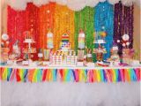 Rainbow Birthday Decoration Ideas Unique 1st Birthday Party themes Birthday Decoration