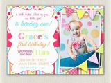 Rainbow First Birthday Invitations Girls 1st Birthday Rainbow Invitation by Pixieperfectparties