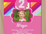 Rainbow First Birthday Invitations Items Similar to Rainbow Birthday Invitation Colorful