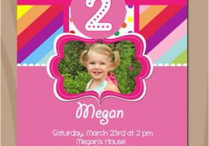 Rainbow First Birthday Invitations Items Similar to Rainbow Birthday Invitation Colorful