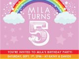 Rainbow themed Birthday Invitations 41 Best Rainbow Birthday Party Images On Pinterest