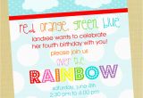 Rainbow themed Birthday Invitations 5 Perfect Rainbow Party Invitation Wording Braesd Com