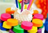 Rainbow themed Birthday Party Decorations Kara 39 S Party Ideas Girly Rainbow Birthday Party Planning