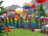 Rainbow themed Birthday Party Decorations Rainbow Party the Birthday Party northstory