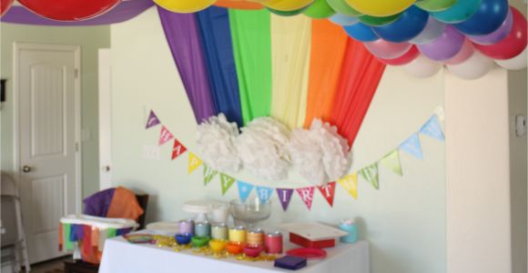 Rainbow themed Birthday Party Decorations Rainbow themed Birthday Party events to Celebrate