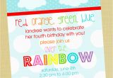 Rainbow themed Birthday Party Invitations 5 Perfect Rainbow Party Invitation Wording Braesd Com