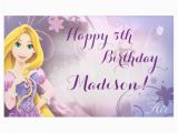 Rapunzel Happy Birthday Banner Disney Princess Rapunzel Birthday Banner Zazzle