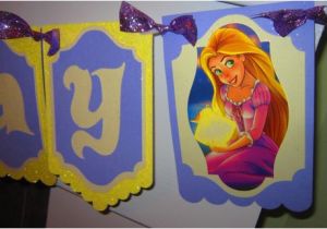 Rapunzel Happy Birthday Banner Items Similar to Rapunzel Happy Birthday Banner Tangled