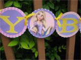 Rapunzel Happy Birthday Banner Rapunzel Happy Birthday Banner