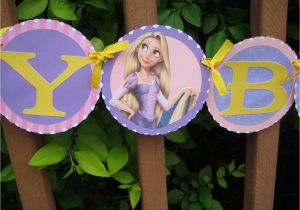 Rapunzel Happy Birthday Banner Rapunzel Happy Birthday Banner