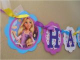 Rapunzel Happy Birthday Banner Rapunzel Tangled Happy Birthday Banner