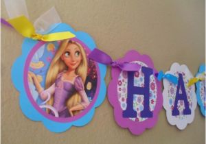 Rapunzel Happy Birthday Banner Rapunzel Tangled Happy Birthday Banner