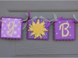 Rapunzel Happy Birthday Banner Tangled Happy Birthday Banner Tangled Party Rapunzel