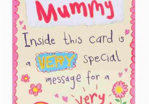 Record Your Own Message Birthday Card A Very Special Message for A Special Mummy Voice