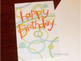 Recycle Birthday Cards Five Simple Things Simple Sparkly and Recycled