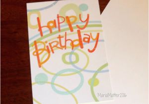 Recycle Birthday Cards Five Simple Things Simple Sparkly and Recycled