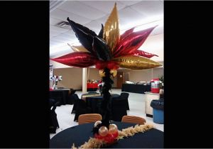 Red and Black 50th Birthday Decorations How I Made This Red and Black Taper Balloon Centerpiece