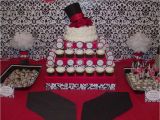 Red and Black 50th Birthday Decorations Red Black White Damask Birthday Quot Shabri 39 S 30th