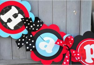 Red and Black Happy Birthday Banner Owl Baby Shower Banner Xl Owl Banner In Lime by