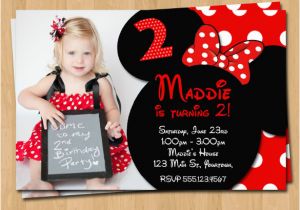 Red and Black Minnie Mouse Birthday Invitations 32 Minnie Mouse Birthday Invitation Templates Free