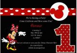 Red and Black Minnie Mouse Birthday Invitations Minnie Mouse Party Supplies Red and Black Minnie Mouse