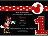 Red and Black Minnie Mouse Birthday Invitations Minnie Mouse Party Supplies Red and Black Minnie Mouse