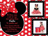 Red and Black Minnie Mouse Birthday Invitations Red and Black Minnie Mouse Invitations Templates Free