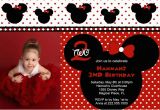 Red and Black Minnie Mouse Birthday Invitations Red Minnie Mouse Birthday Invitations Ideas Bagvania