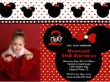 Red and Black Minnie Mouse Birthday Invitations Red Minnie Mouse Birthday Invitations Ideas Bagvania
