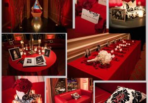 Red and Silver Birthday Decorations Real Wedding Powers Davison Stardust Celebrations
