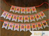 Red and Yellow Happy Birthday Banner Black and White Chevron Red and Yellow Happy Birthday Banner