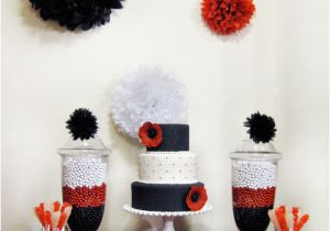 Red Black and White Birthday Decorations andrea 39 S Housewarming Decorate This