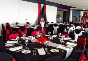 Red Black and White Birthday Decorations Red and Black Party Decorations Wedding Decorations Red