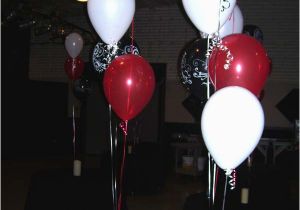Red Black and White Birthday Decorations Table Centerpieces Celebrate the Day with Balloons Blog