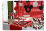 Red Minnie Mouse Birthday Party Decorations 90 Minnie Mouse Party Supplies Red and Black Minnie